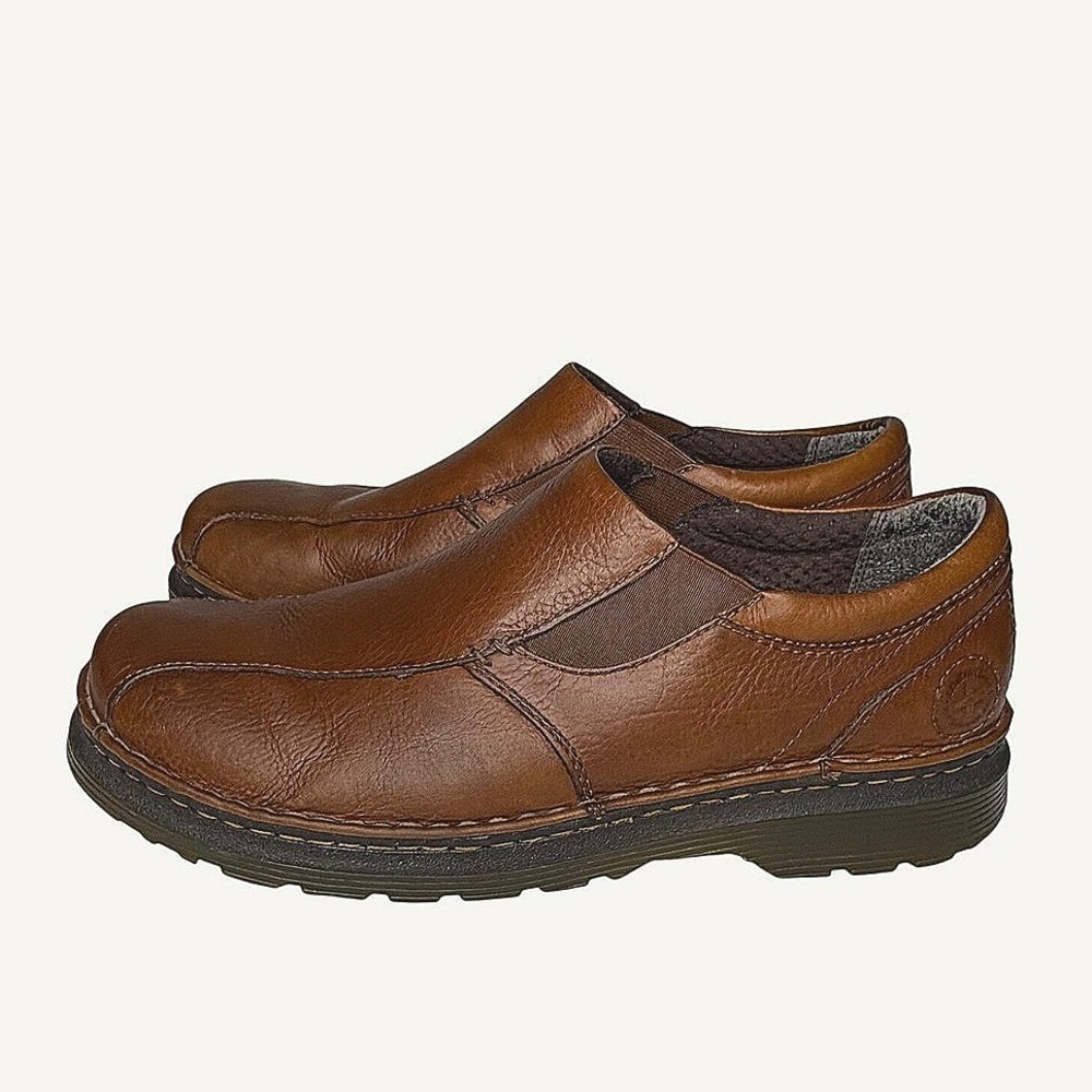 Dr Martens Tevin Mens Size 11 Brown Leather Loafer SlipOn Shoes Workwear Comfort